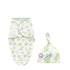 Newborn Wrapping Swaddle Baby Envelop Wrap Blanket Baby Hat Sleeping Bag Set Sleep Bag