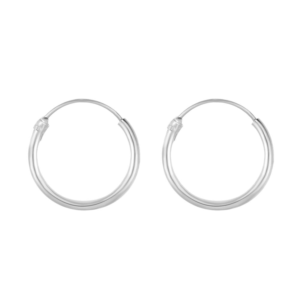 Fashion Popular And Modern Women Girl Simple Round Circle Small Ear Stud Earrings In Punk Hip-hop Earrings Jewelry Style