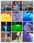 STEVVEX Home LED Water Faucet Creative LED Light Shower Head Water Romantic 7 Color Change   Home Bathroom Glow Lamps