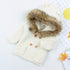 Warm Winter Luxury Newborn Baby Boy Girl Knitted Buttons Hooded Jacket Coat In Modern Design