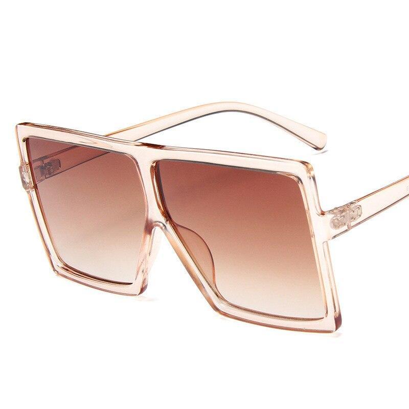 Oversized Modern Luxury Big Frame Square Women Sunglasses New Brand Designer With UV400 Protection Sunglasses oculos masculino