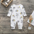 Newborn Baby Boys Girls Rompers cute Animal Printed Long Sleeve Winter Cotton Kid Jumpsuit Playsuit Outfits Clothing