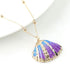 Boho Conch Shell Necklace Shell Gold Shell Chain Necklace Women Seashell Choker Necklace Pendants Jewelry Bohemian Female