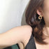 Modern Retro New Trend Flashbuy Gold Alloy Drop Earrings For Women  In Simple Exaggeration Elegant Style