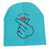 Modern Baby Hat Cute Ear Cotton Girls Cap Scarf Infant Hats Finger love Kids Boys Knitted Cap Winter hat I love mama/pap  Cap