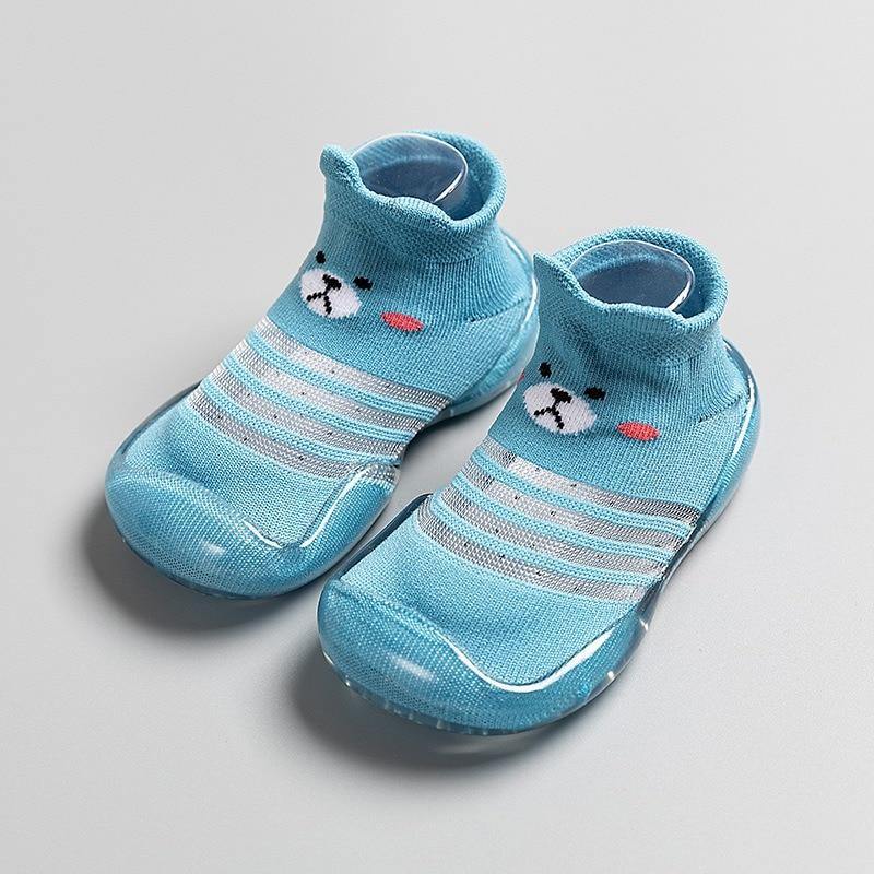 Children Anti-slip Shoes Newborn Baby Girl Cotton Non-slip Floor Socks Baby Boy Rubber Cartoon Indoor Socks Infant Shoes