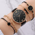 Top Style FLuxury High Fashion Women's Luxury Leather Band Analog Quartz Wrist Watch Ladies Watch For Women and Girls