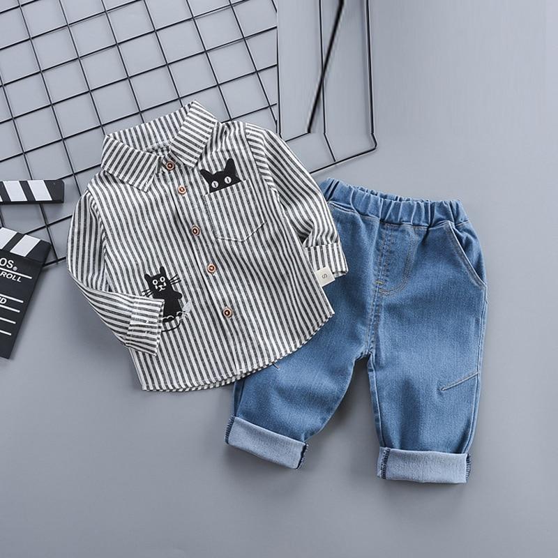 Modern Luxury Classic style Fall Baby Boys and Girls Clothing Set T-shirt Tops Pant Tracksuits Outfits For Kids