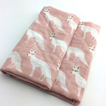 Baby Blankets Newborn Soft Organic Cotton Baby Blanket Muslin Swaddle Wrap Feeding Burp Cloth