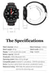 Modern Full Round Touch Display Smart Watch for Men In Business Luxury Style With IP68 Waterproof Protection and Heart Rate Blood Pressure Monitor 5 Days Standby Smartwatch