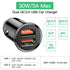 USB Car Charger Quick Charge 4.0 3.0 QC4.0 QC3.0 QC SCP 5A Type C PD Fast Car Chargers