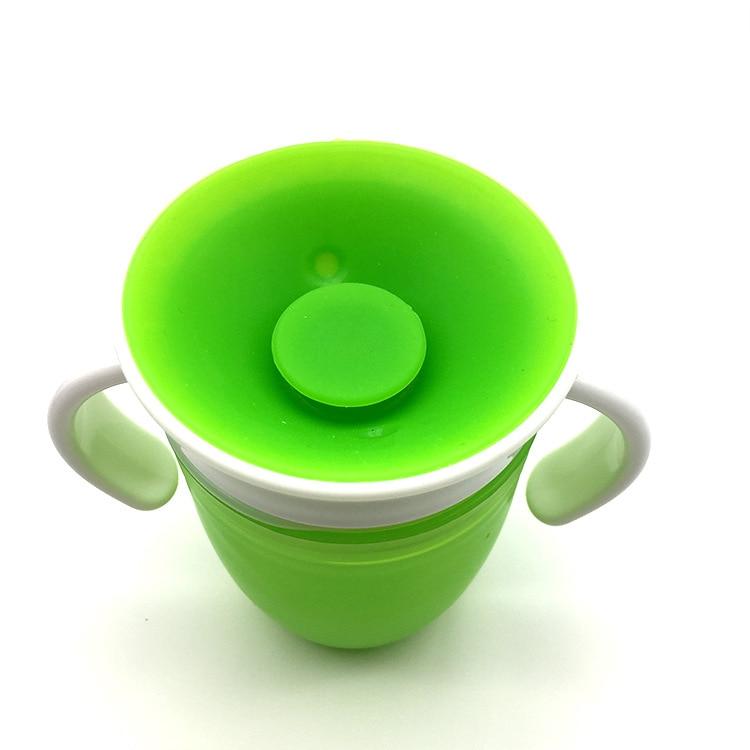 Baby 240ml Leak Proof Rotatable Magic Cup Baby Learning Drinking Cup Child Water Cup Bottle