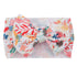 Luxury Mdoern Big Baby Kids Bows Headband Girls Floral Headwrap Elastic Hair Accessories Toddler Knotted for Girls