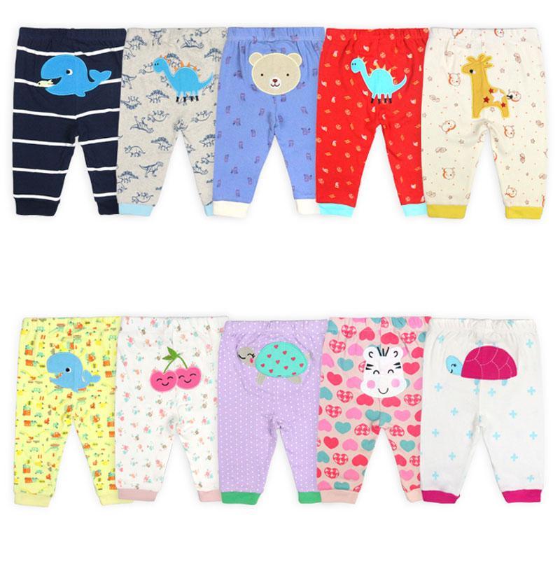 Newborn Baby Pants Cartoon Print Baby Girl Clothes Spring Autumn Toddler Boy Trousers