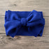 Newborn Large Bow Headwrap for Baby Girl Fabric Messy Bow Headband Turban Bowknot Tie