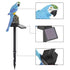 Decorative LED Garden Waterproof Yard Lamp In Shape Of Parrot Outdoor Resin Solar Lights For Pathway Doorway Lawn