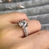 New 925 Sterling Silver Luxury Zircon Diamond Ring Elegant Wedding Fine Epic Jewelry Design