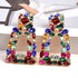 New Long Metal Hollowed-out Hanging Colorful Crystals Dangle Drop Earrings Fine Jewelry Accessories For Women