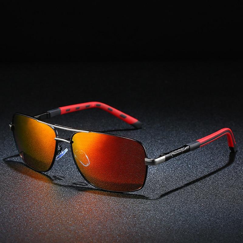 Luxury Men Modern Business Elegant New Sunglasses With High Quality Metal Frame and UV400 Protection