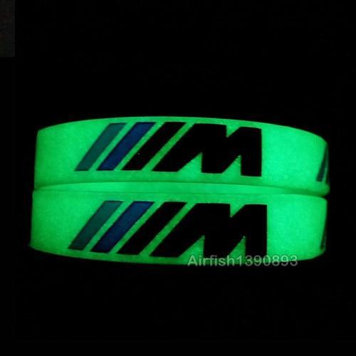 Hologram Bracelet ///M Sport M Power Black White Silicone Wristband Bangle for Auto Club Fans M3 M5 M6 3/5/7 Series