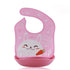 Waterproof Silicone Bib Feeding Food Catcher Baby Newborn Cartoon Aprons Adjustable Baby Bibs For Kids