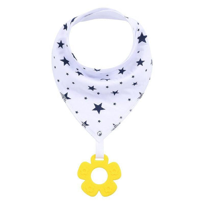 100% Organic Cotton Super Absorbent And Soft Unisex Baby Bandana Drool Bibs And Teething Toys For Newborn