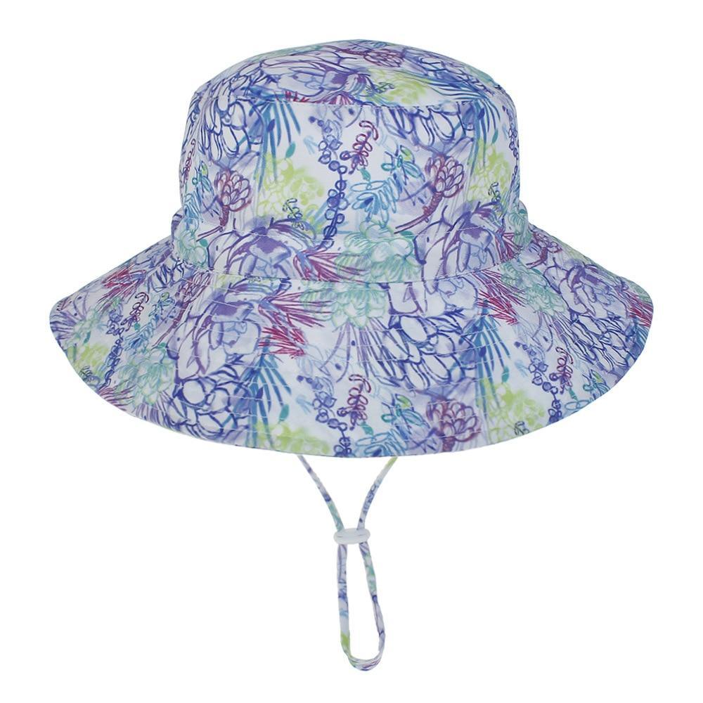 Modern Baby Hat for Girls & Boys Kids Bucket Hat Travel Beach Hat Baby Cap Sun Hats with Windproof Rope