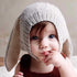 Mdoern Luxury Toddler Infant Knitted Baby Hat Adorable Rabbit Long Ear Hat Baby Bunny Beanie Cap Photo Props Cap