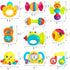 Baby Rattles Teether Shaker Grab and Spin Rattle Musical Toy Set Early Educational Toys For Baby