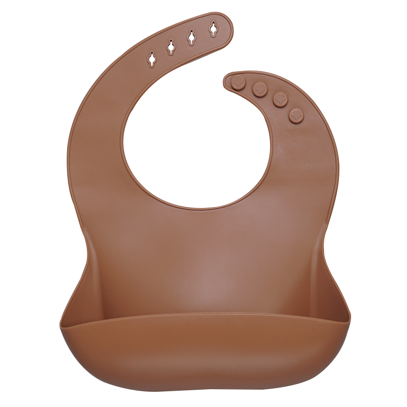 Silicon Breastplate Baby Bib Waterproof Solid Infant Bandana Bibs Newborn Feeding Burp Cloth Bib For Kids