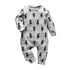 Modern Printed Baby Boys and Girls Romper Cotton Long Sleeve Jumpsuit for Infant Clothing Newborn Baby Kids