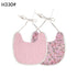 Modern Handamde Saliva Towel Floral Vintage Newborn Double Side Bibs Boys Girls Props Bandana Countryside Bib For Kids