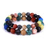 Galaxy Solar System Bracelet Universe Nine Planets Natural Stone Stars Earth Moon Bracelet For Women Man Fashion Jewelry