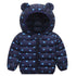 Luxury Modern Designer New Winter Baby Outerwear Hooded Printed Cotton Padded Jacket and Coats For Babies and Girls Kids