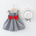 Modern Baby Newborn Toddler Girls Summer Tutu Dress With Printing Princess Dresses Sundress And Hat