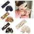 Modern Mom&Baby Turban Mother Baby Hat Headbands Mom Daughter Bow Knot Caps Print Solid Parent-Child Hair Accessories