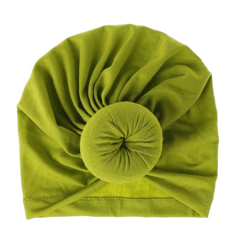 Trend New Mother & Baby Hat Soft Cotton Turban Hat Baby Elastic Toddler Infant Cap For Girls and Women