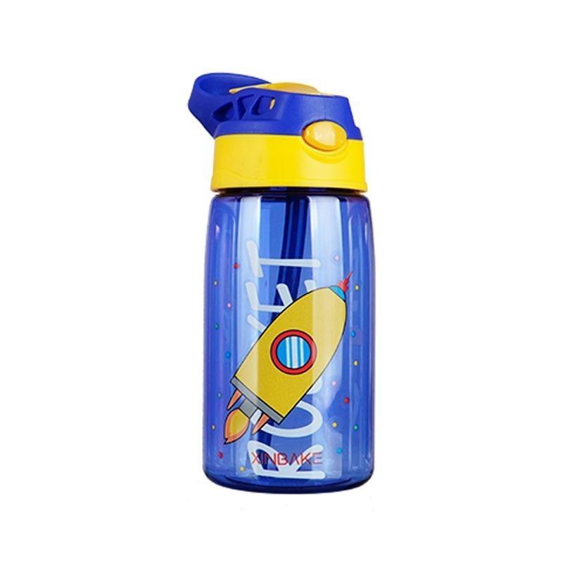 Kids Cartoon Leakproof Creative Baby Feeding Water Cup With Straws For Children Bright Colors Durable Kid Bottles