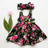 Interesting Toddler Kids Baby Girl Party Princess Floral summer Dress Pageant Clothes New Design With Bow