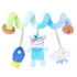 Modern Baby Development Giraffe Animal Hand Bells Rattles Handle Toys Stroller Hanging Teether Baby Toys For Kids