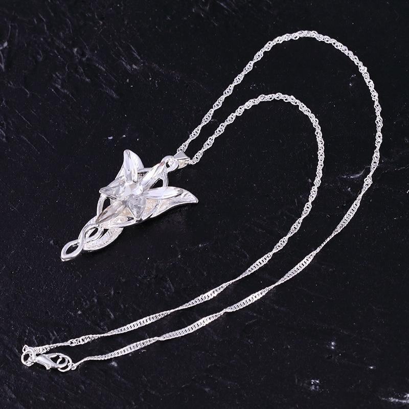 The Lord of the Rings Necklace Evening Star Pendant Necklace Crystal Twilight Star Pendant Necklace Women Jewelry Style