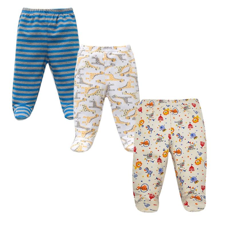 3PCS Baby Pants 100% Cotton Baby Girls and  Boys Clothes Unisex Casual Bottom PP Pants Newborn Baby Clothing For Children