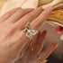 New Design Fashion Jewelry Opening High-Grade  Zircon Butterfly Ring Luxury Shiny Cocktail Party Ring For Women