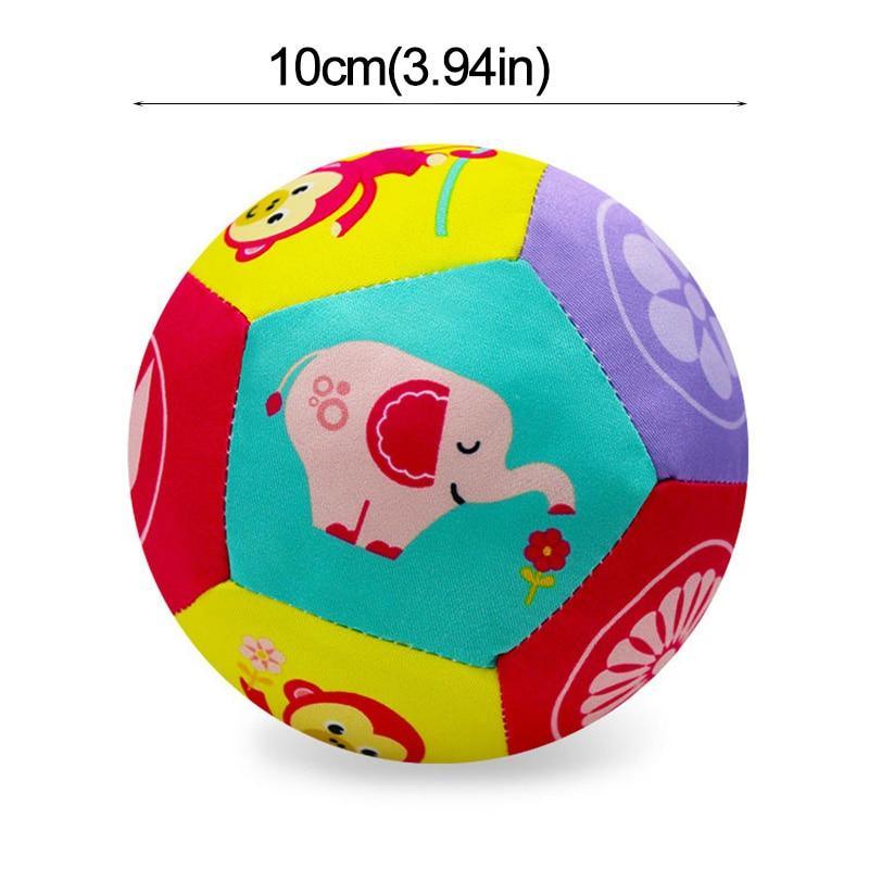 Animal Ball Soft Plush Baby Mobile Toys With Sound Baby Rattle Body Building Ball Newborn Educational Toys For Kids