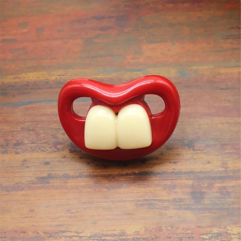 Baby Pacifier Soother Silicone Funny Nipple Dummy Baby Joke Prank For Toddler Nipples Teether Pacifier