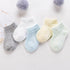 5 Pair Comfortable Breathable Mesh Cotton Soft Pink Blue Newborn Socks For Boy And Girl