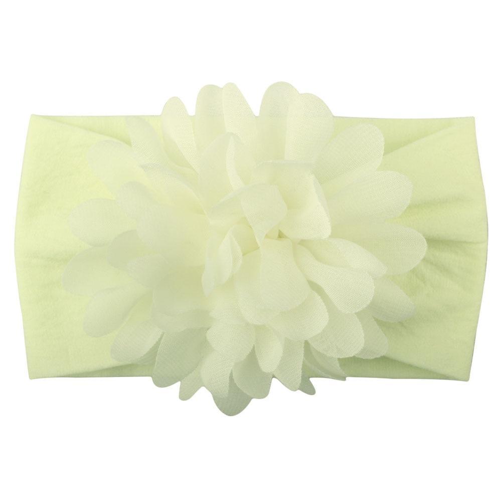 Headband Turban Flower Baby Girl Headbands Elastic Kids Hair Band Kids Hair Accessories Hair Bow For Girls