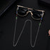 Women Pearls Sunglasses Chains Gold Eyeglasses Chains Sunglasses Holder Necklace Eyewear Accessories