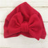 Elegant Winter Autumn Baby Girls Hat Big Bow Cotton Wool Knitted Thick Warm Baby Hat For Girls