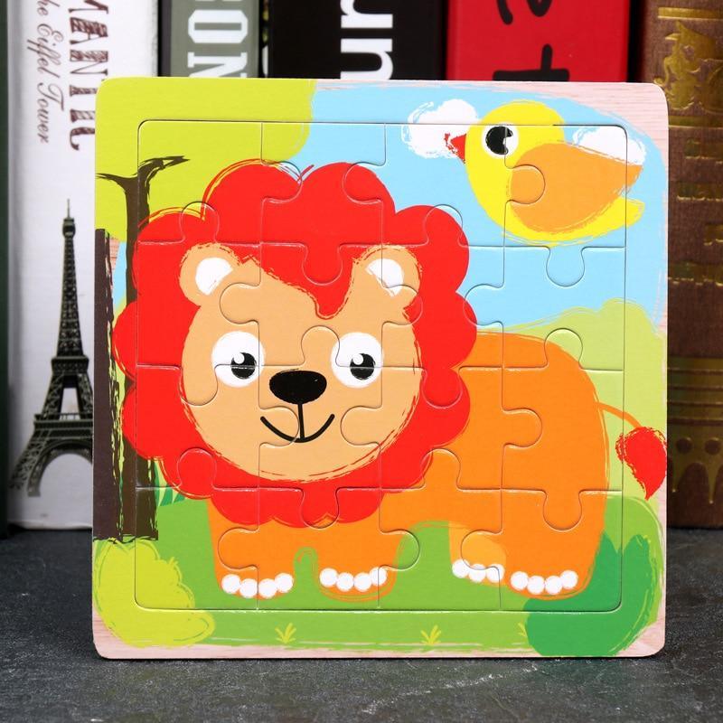 Wood Puzzles Children Adults Vehicle Puzzles Wooden Toys Learning Education Environmental Assemble Toy Educational Games For Baby and Kids